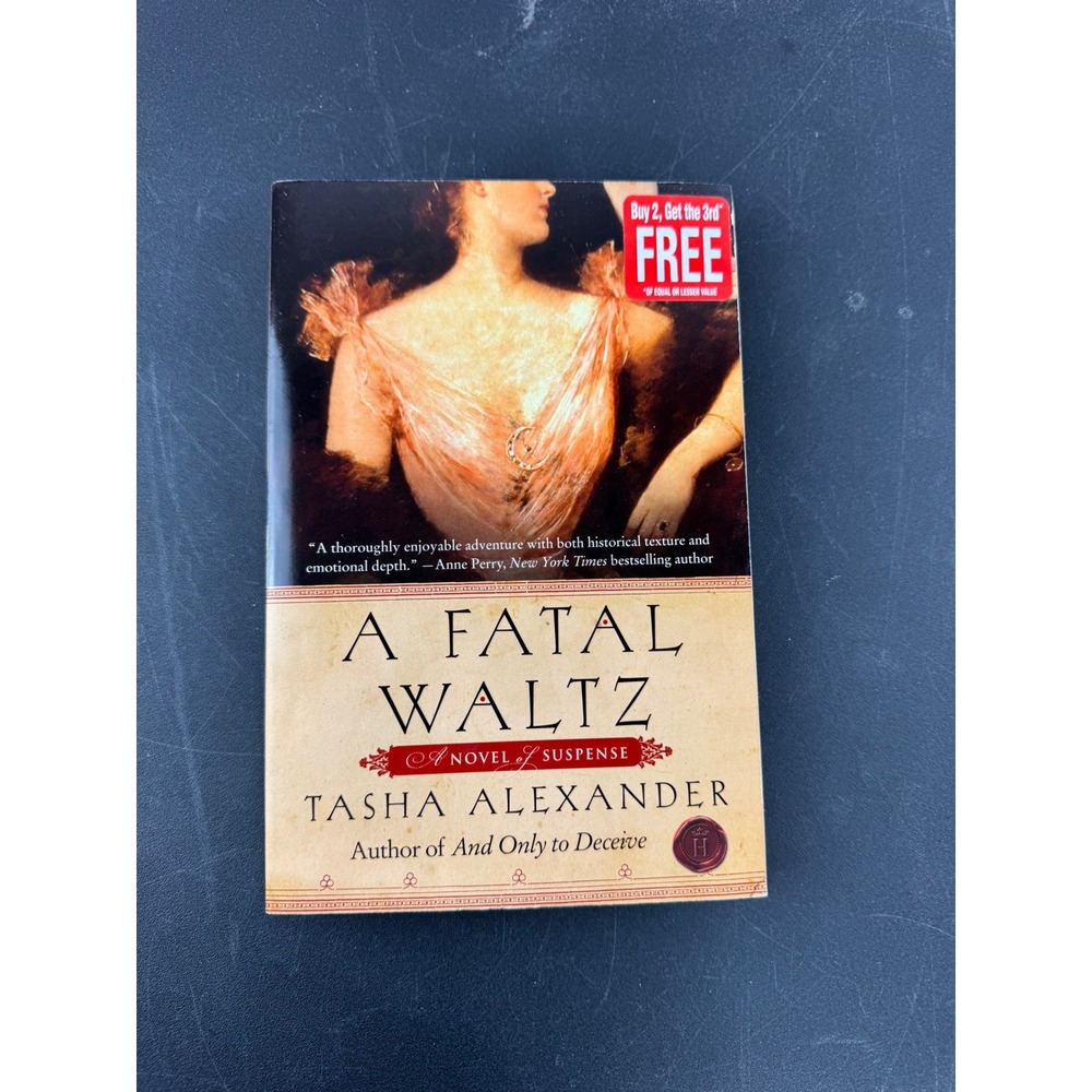 A‎ Fatal Waltz Tasha Alexander Historical Mystery Novel Paperback 9780061174230